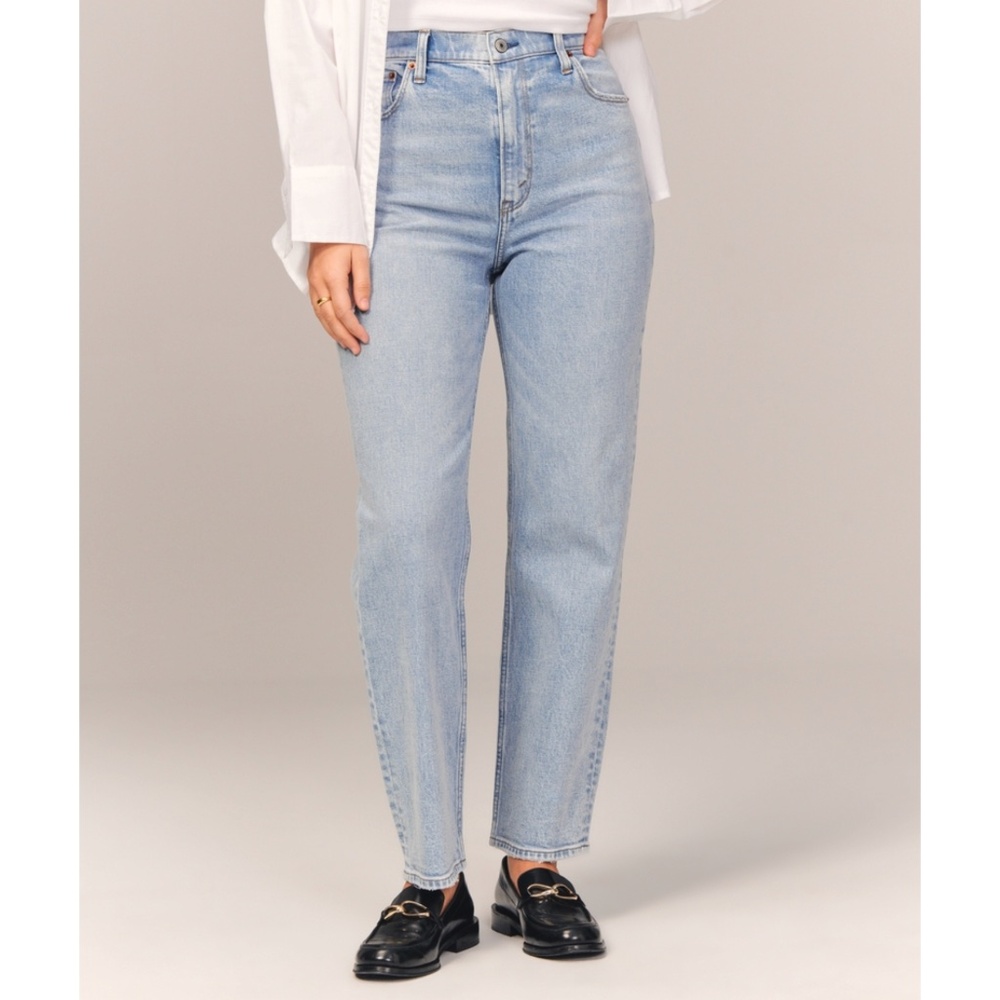 Abercrombie & Fitch Light Blue Straight Leg Jeans